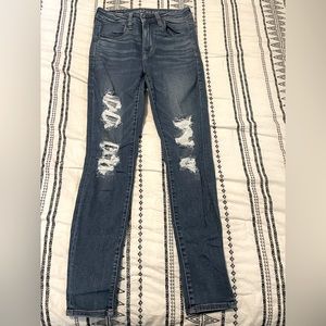 American Eagle Next Level Stretch Ripped Jeans